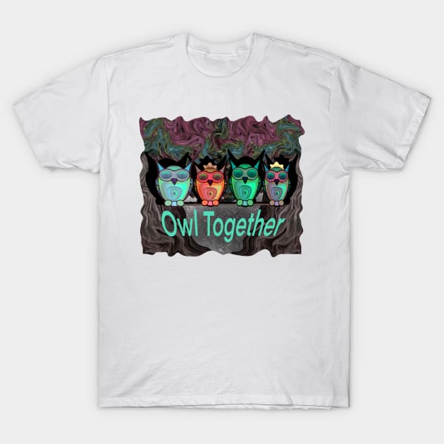 Owl Together T-Shirt by Zenferren